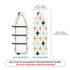 1-Piece Geometric Pattern Colorful Star Artistic  Ironing Board Cover, Universal Size, Without Board