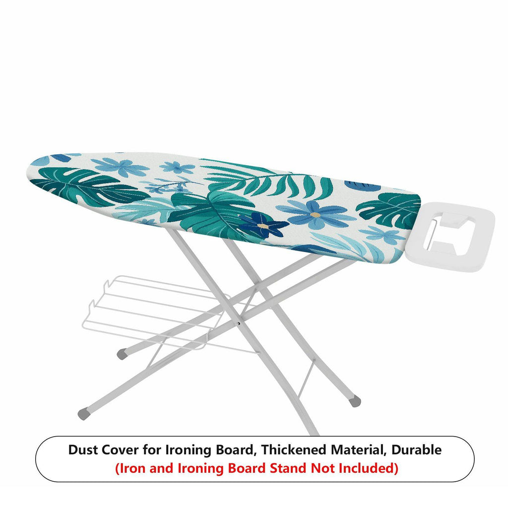 1-Piece Tropical Floral Leaf Design  Ironing Board Cover, Universal Size, Without Board