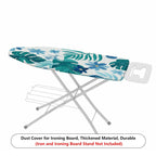 1-Piece Tropical Floral Leaf Design  Ironing Board Cover, Universal Size, Without Board
