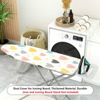 1-Piece Heart Star Pattern Pastel Design  Ironing Board Cover, Universal Size, Without Board