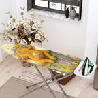 1-Piece Cow Floral Animal  Ironing Board Cover, Universal Size, Without Board