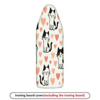 1-Piece Cute Cat Heart Pattern  Ironing Board Cover, Universal Size, Without Board