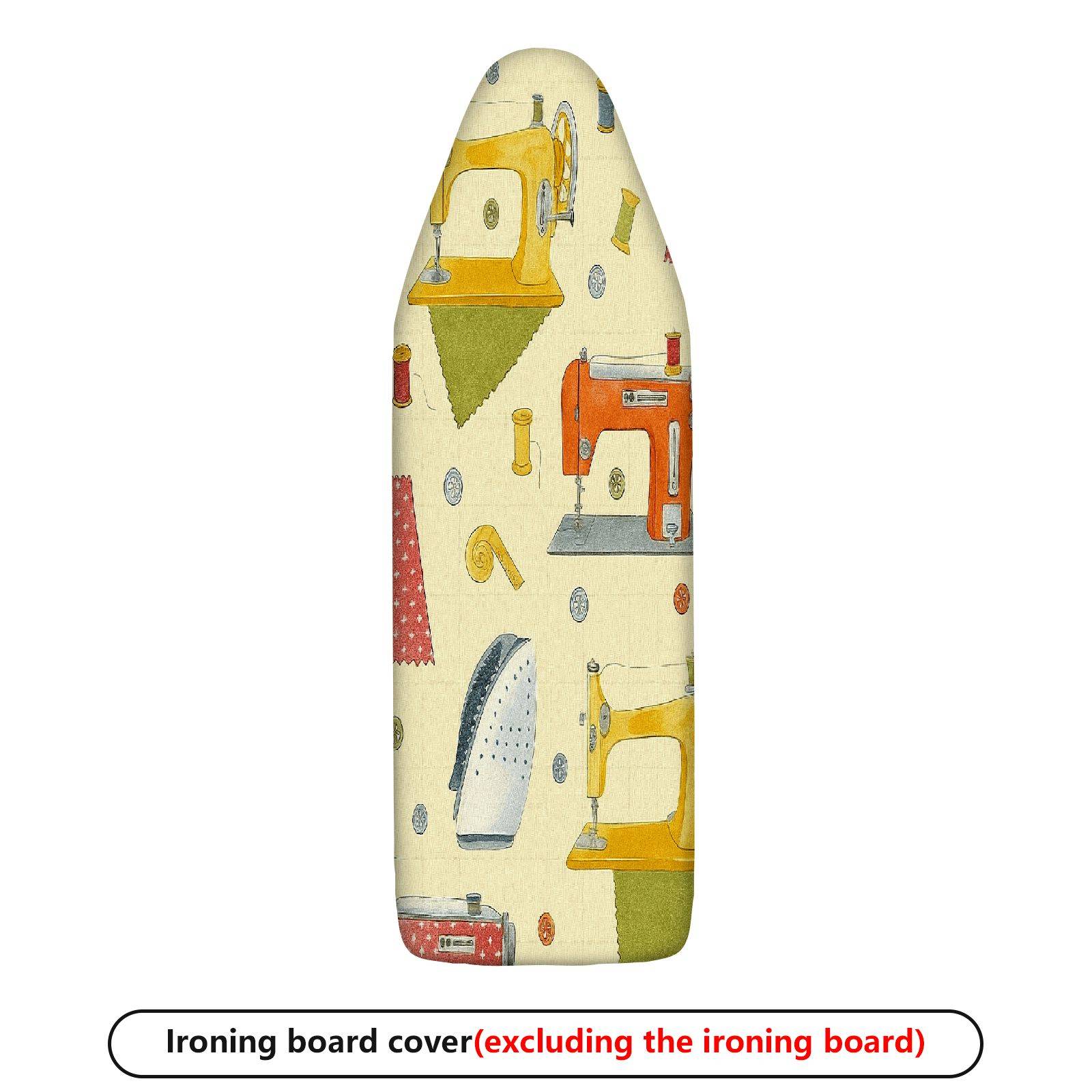 1-Piece Sewing Machine Retro Vintage  Ironing Board Cover, Universal Size, Without Board