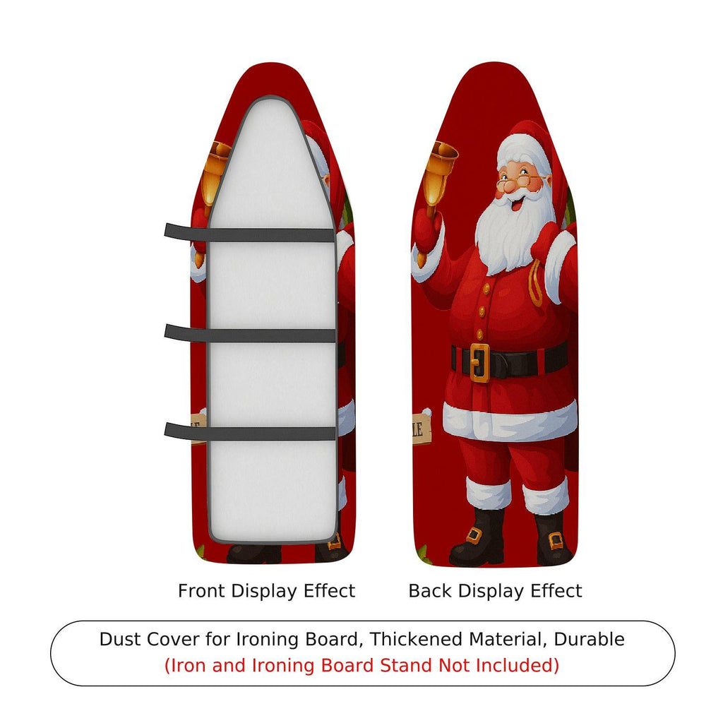1-Piece Santa Claus Red Festive  Ironing Board Cover, Universal Size, Without Board
